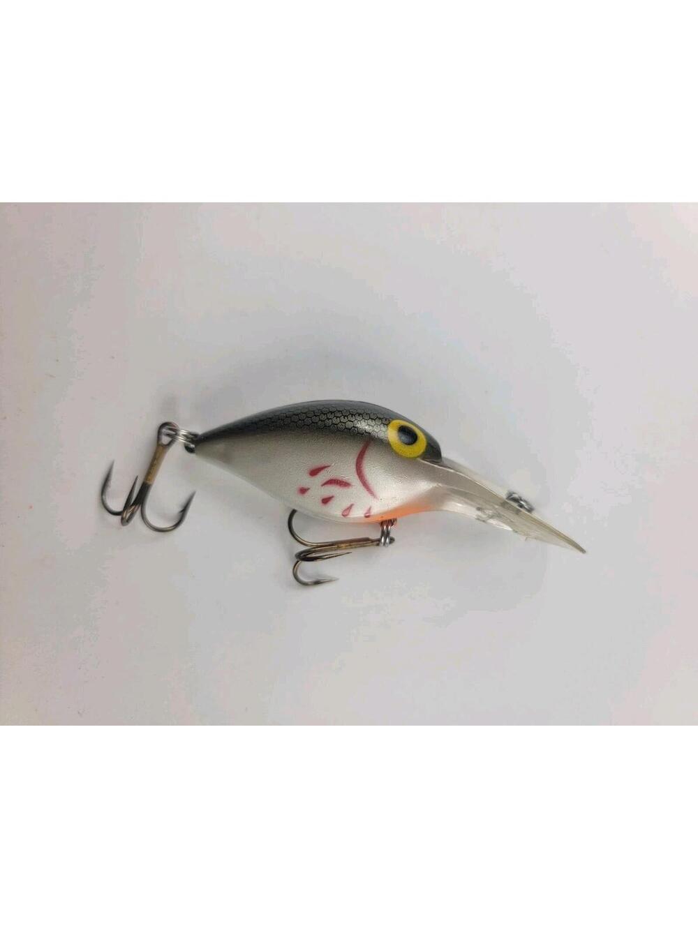 Discontinued Storm Pre-Rapala RATTLIN' FLAT WART--Bleeding Tennessee Shad EUC